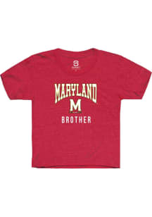 Summit Sportswear Maryland Terrapins Youth Red Brother Short Sleeve T-Shirt