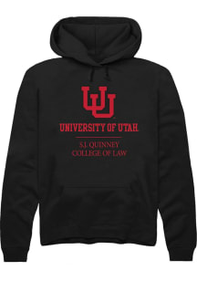 Rally Utah Utes Mens Black S.J. Quinney College of Law Long Sleeve Hoodie