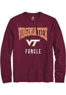 Summit Sportswear Virginia Tech Hokies Maroon Funcle Long Sleeve T Shirt