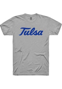 Summit Sportswear Tulsa Golden Hurricane Grey Alt Logo Short Sleeve T Shirt