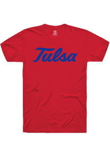 Summit Sportswear Tulsa Golden Hurricane Red Alt Logo Short Sleeve T Shirt