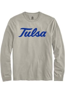 Summit Sportswear Tulsa Golden Hurricane White Alt Logo Long Sleeve T Shirt