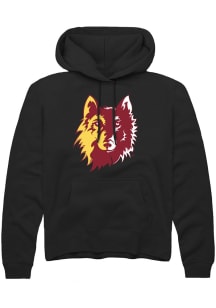 Rally Northern State Wolves Mens Black Primary Long Sleeve Hoodie