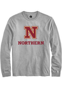 Rally Northern State Wolves Grey Alt Logo Long Sleeve T Shirt