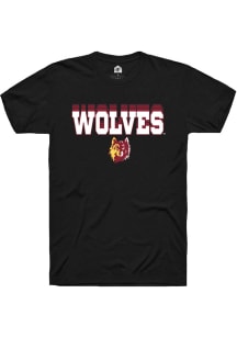 Rally Northern State Wolves Black Repeat Short Sleeve T Shirt
