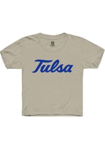 Summit Sportswear Tulsa Golden Hurricane Youth White Alt Logo Short Sleeve T-Shirt