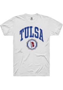 Summit Sportswear Tulsa Golden Hurricane White Arch Seal Short Sleeve T Shirt