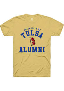 Summit Sportswear Tulsa Golden Hurricane Yellow Arch Short Sleeve T Shirt