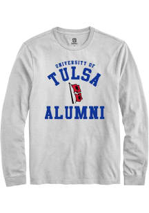 Summit Sportswear Tulsa Golden Hurricane Grey Arch Long Sleeve T Shirt