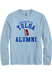 Summit Sportswear Tulsa Golden Hurricane Blue Arch Long Sleeve T Shirt
