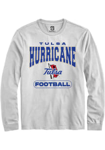 Summit Sportswear Tulsa Golden Hurricane White Football Football Long Sleeve T Shirt