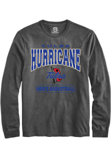 Summit Sportswear Tulsa Golden Hurricane Grey Basketball Long Sleeve T Shirt