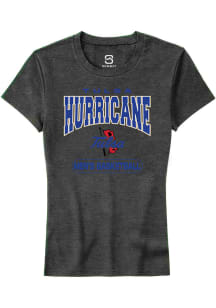 Summit Sportswear Tulsa Golden Hurricane Womens Grey Basketball Short Sleeve T-Shirt