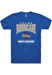 Summit Sportswear Tulsa Golden Hurricane Blue Soccer Short Sleeve T Shirt