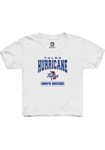 Summit Sportswear Tulsa Golden Hurricane Youth White Soccer Short Sleeve T-Shirt