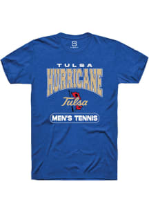 Summit Sportswear Tulsa Golden Hurricane Blue Tennis Short Sleeve T Shirt