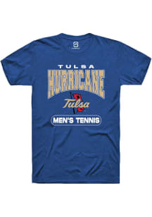 Summit Sportswear Tulsa Golden Hurricane Blue Tennis Short Sleeve T Shirt