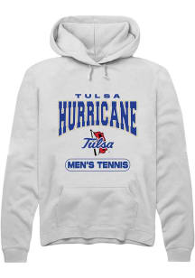 Summit Sportswear Tulsa Golden Hurricane Mens White Tennis Long Sleeve Hoodie