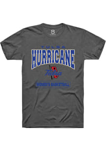 Summit Sportswear Tulsa Golden Hurricane Grey Women's Basketball Short Sleeve T Shirt