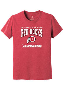 Summit Sportswear Utah Utes Youth Red Gymnastics Short Sleeve T-Shirt