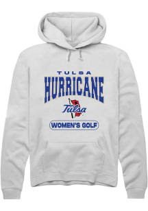 Summit Sportswear Tulsa Golden Hurricane Mens White Women's Golf Long Sleeve Hoodie