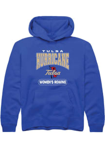 Summit Sportswear Tulsa Golden Hurricane Youth Blue Rowing Long Sleeve Hoodie