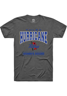 Summit Sportswear Tulsa Golden Hurricane Grey Women's Soccer Short Sleeve T Shirt