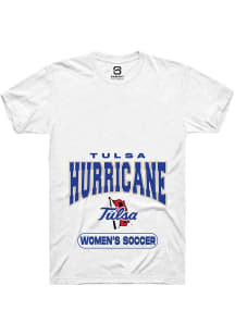 Summit Sportswear Tulsa Golden Hurricane White Women's Soccer Short Sleeve T Shirt