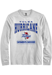 Summit Sportswear Tulsa Golden Hurricane White Women's Soccer Long Sleeve T Shirt
