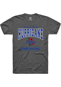 Summit Sportswear Tulsa Golden Hurricane Grey Volleyball Short Sleeve T Shirt