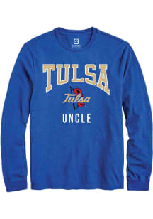 Summit Sportswear Tulsa Golden Hurricane Blue Uncle Long Sleeve T Shirt