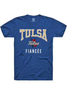 Summit Sportswear Tulsa Golden Hurricane Blue Fiancée Short Sleeve T Shirt