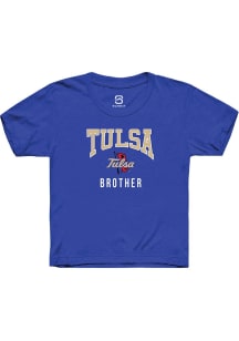 Summit Sportswear Tulsa Golden Hurricane Youth Blue Brother Short Sleeve T-Shirt
