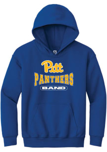 Summit Sportswear Pitt Panthers Youth Blue Band Long Sleeve Hoodie