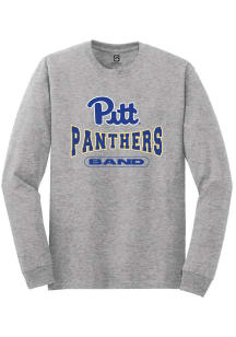 Summit Sportswear Pitt Panthers Grey Band Long Sleeve T Shirt