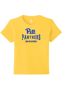 Summit Sportswear Pitt Panthers Youth Yellow Band Short Sleeve T-Shirt
