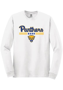 Summit Sportswear Pitt Panthers White Band Bars Long Sleeve T Shirt