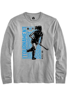 Rally Big Ten Grey Field Hockey Championship Long Sleeve T Shirt