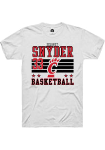 Delaney Snyder  Cincinnati Bearcats White Rally NIL Striped Short Sleeve T Shirt