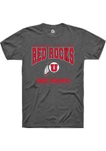 Rally Utah Utes Charcoal Gymnastics Short Sleeve T Shirt
