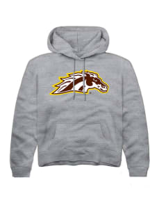 Summit Sportswear Western Michigan Broncos Youth Grey Primary Logo Long Sleeve Hoodie
