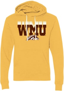 Summit Sportswear Western Michigan Broncos Mens Gold Repeat Long Sleeve Hoodie