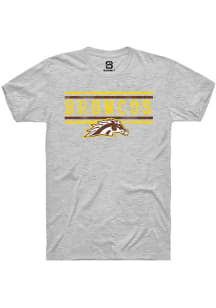 Summit Sportswear Western Michigan Broncos Ash Bars Short Sleeve T Shirt