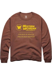 Summit Sportswear Western Michigan Broncos Mens Brown College of Health and Human Services Long Sl..