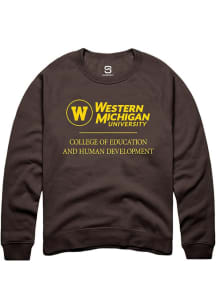 Summit Sportswear Western Michigan Broncos Mens Brown College of Education and Human Development L..