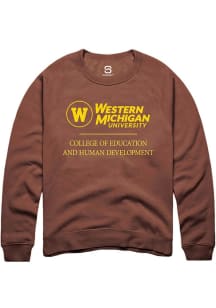 Summit Sportswear Western Michigan Broncos Mens Brown College of Education and Human Development L..