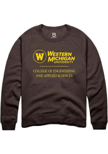 Summit Sportswear Western Michigan Broncos Mens Brown College of Engineering and Applied Sciences..
