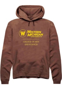 Summit Sportswear Western Michigan Broncos Mens Brown College of Arts and Sciences Long Sleeve Hoo..