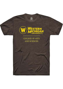 Summit Sportswear Western Michigan Broncos Brown College of Arts and Sciences Short Sleeve T Shirt