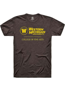 Summit Sportswear Western Michigan Broncos Brown College of Fine Arts Logo Short Sleeve T Shirt
